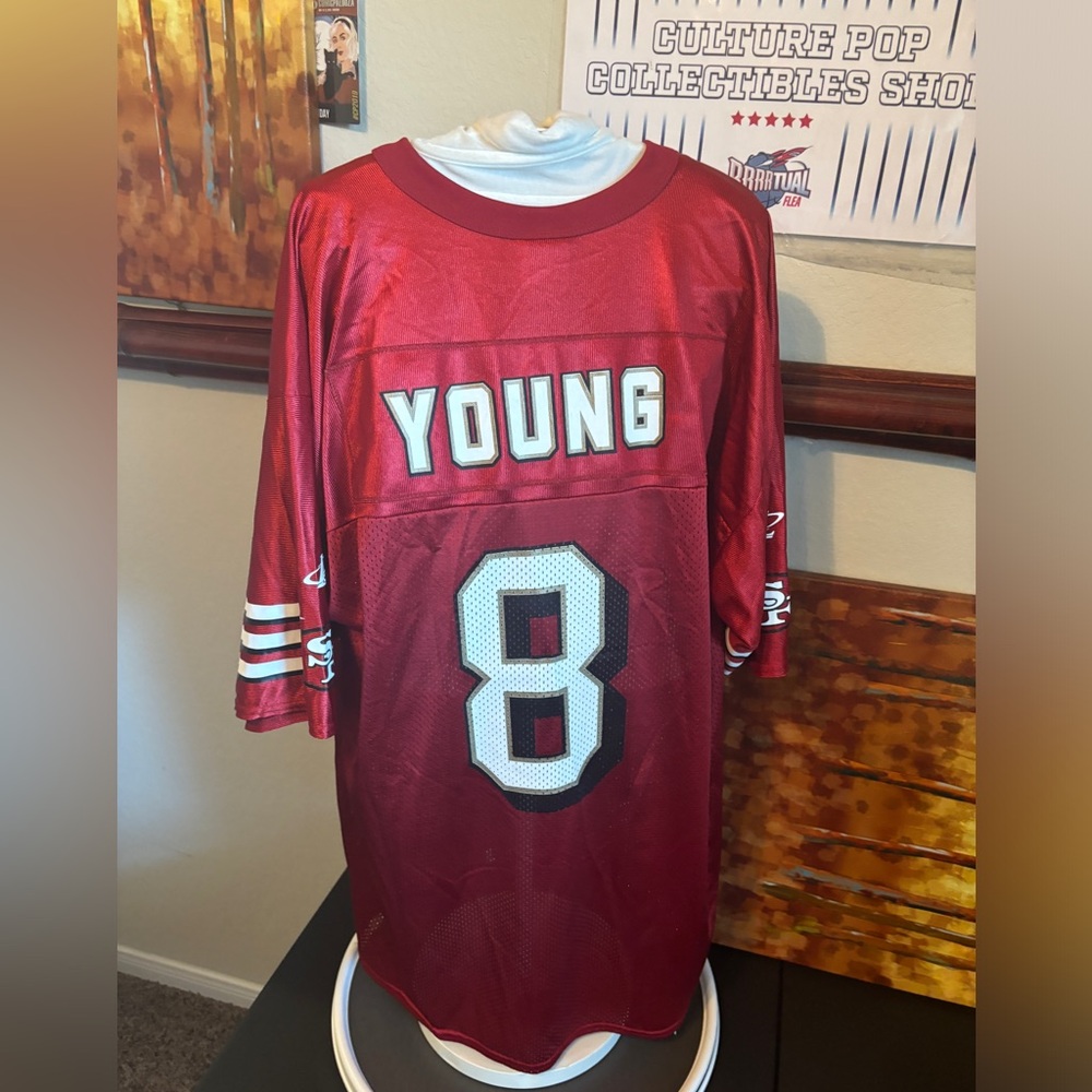 San Francisco 49ers vintage football jersey new with tags STEVE YOUNG!🏈🇺🇸